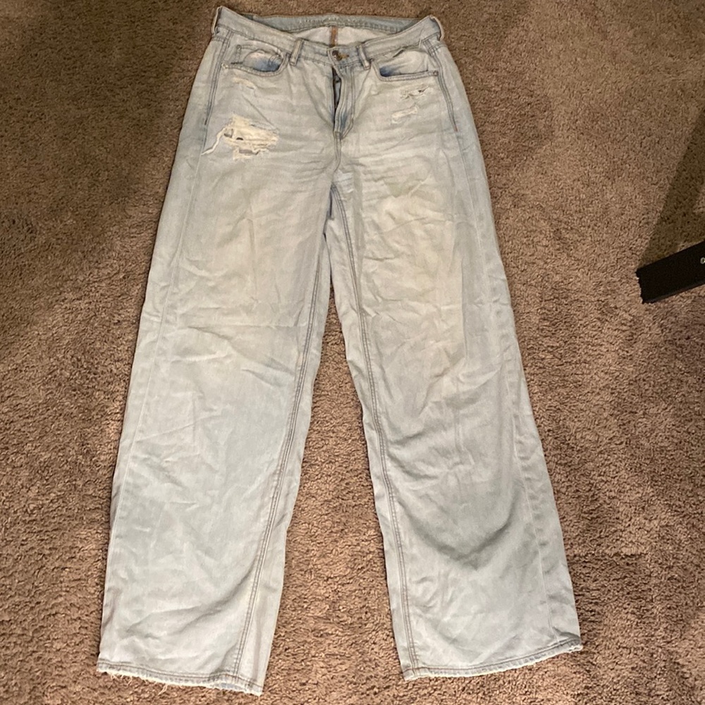American Eagle Wide Leg Long Jeans